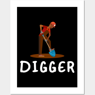 DIGGER Posters and Art